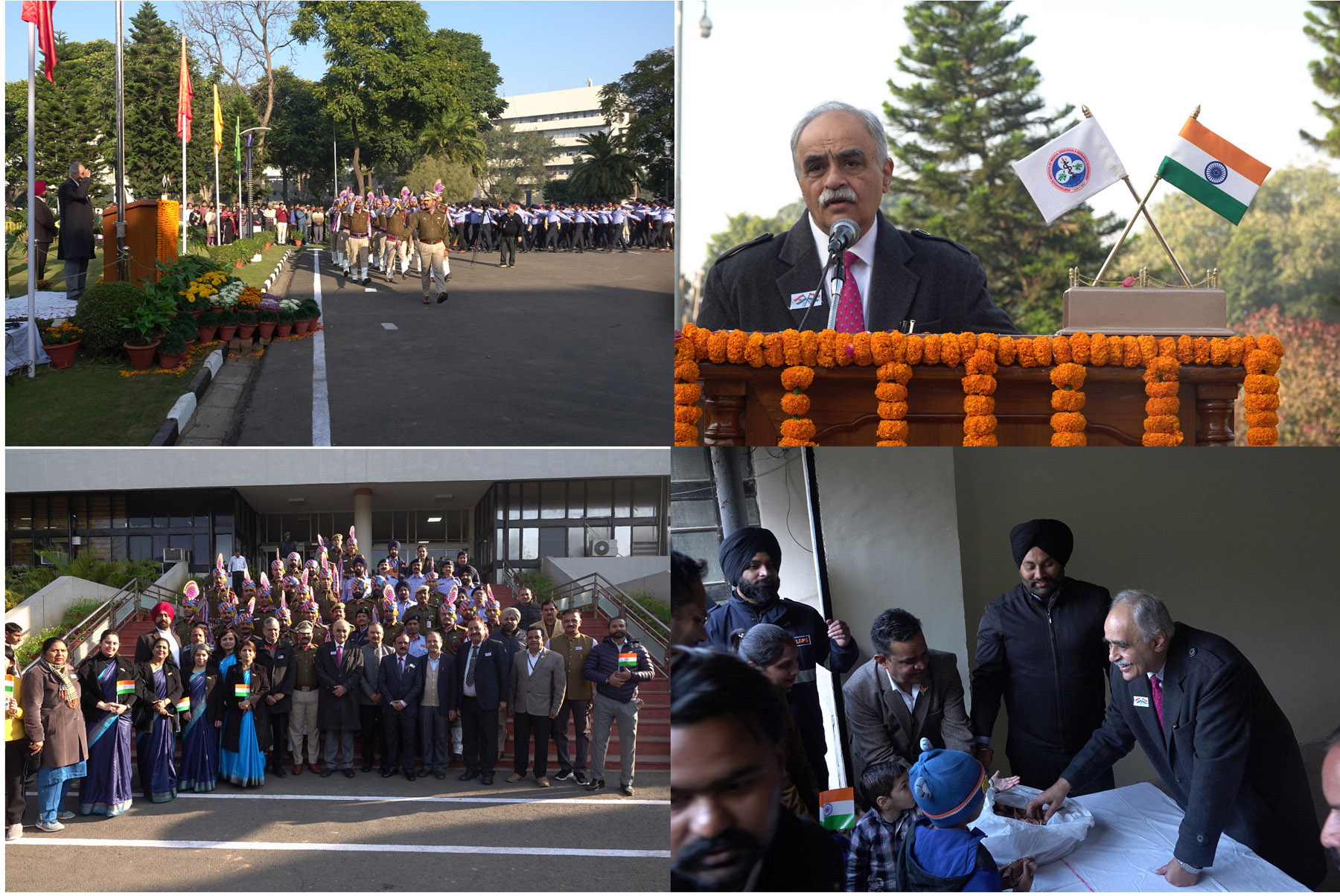 PGIMER Celebrated Republic Day 2025: Honoring Excellence and National Pride